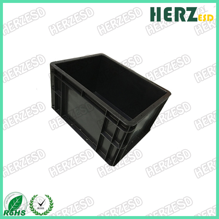 HZ-26423 ESD Circulation Box Conductive bin Antistatic Crate ESD Bin
